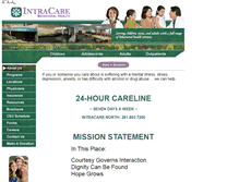 Tablet Screenshot of intracarehospital.com